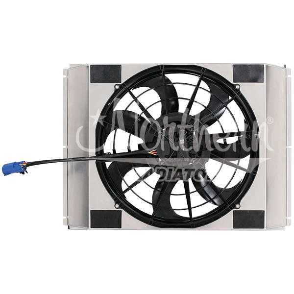 Northern Radiator Single 16" 500W Brushless Fan & Shroud 24 1/4 x