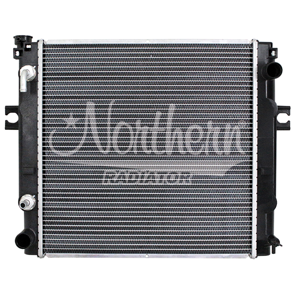 thumbnail image 2 of 2-Row Aluminum Radiator Assembly For Mitsubishi Cat Nissan Forklift – Replaces 93E0100010, 1-Year Warranty 2 of 6