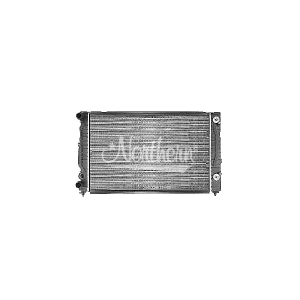 Majestic Auto Parts Radiator RAD01020 – For 2006-2009 Range Rover, Aluminum 1-Row Core